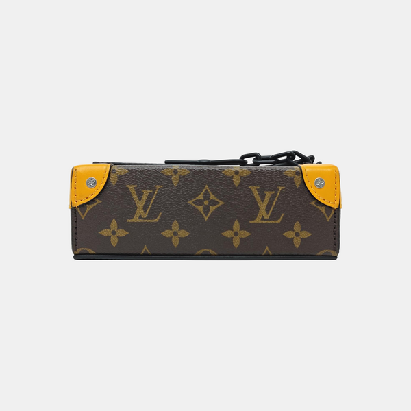 SOFT TRUNK Mini Monogram Coated Canvas Brown