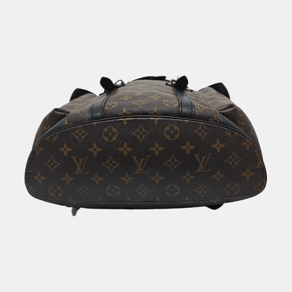 CHRISTOPHER MM Monogram Coated Canvas Brown