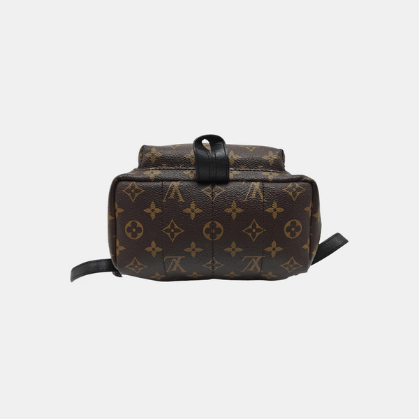 Authenticated pre-owned PALM SPRINGS PM Monogram Coated Canvas Brown - Backpack at Looply