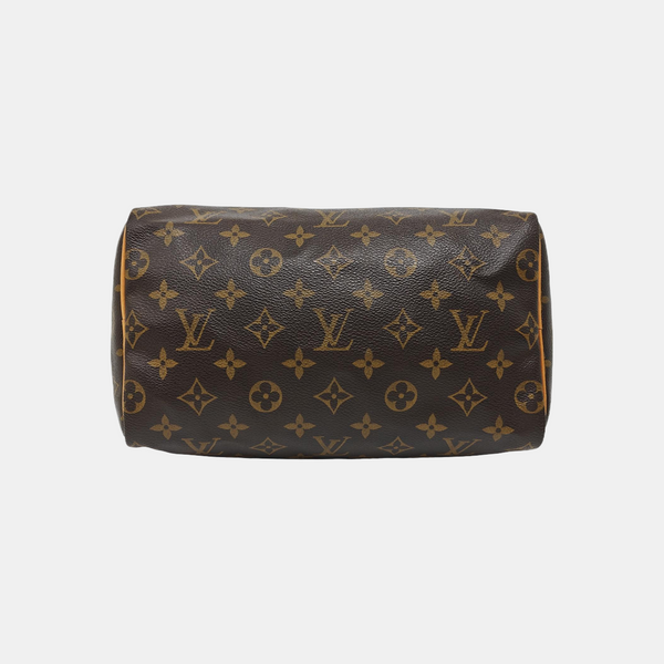 SPEEDY 25 Monogram Coated Canvas Brown