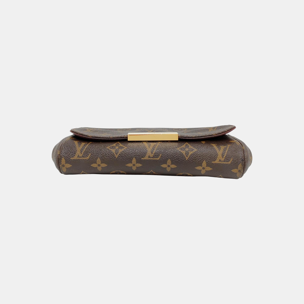 FAVORITE PM Monogram Coated Canvas Brown