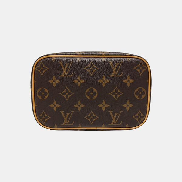 NICE Mini Monogram Coated Canvas Brown