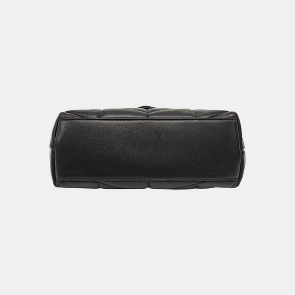 PUFFER Small Quilted Lambskin Black