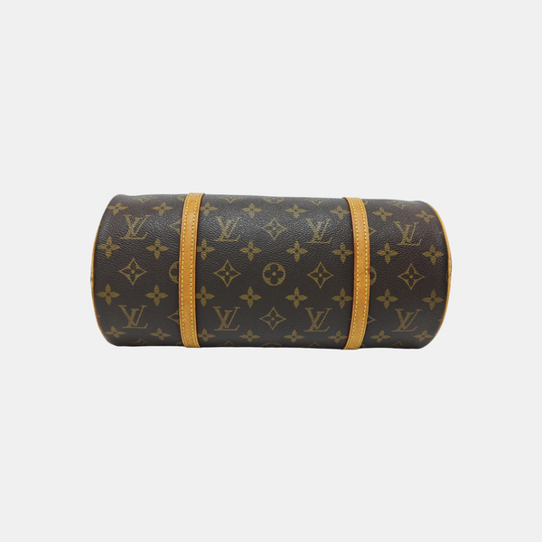 PAPILLON MM Monogram Coated Canvas Brown
