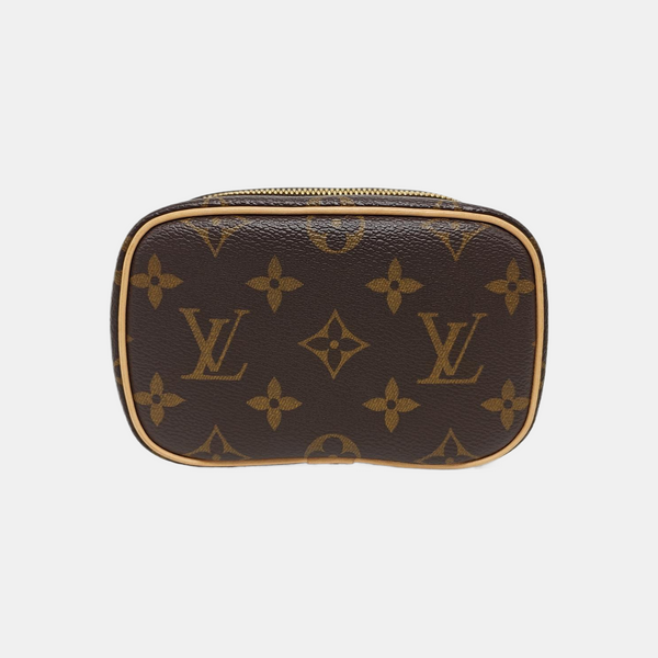 NICE Super Mini Monogram Coated Canvas Brown