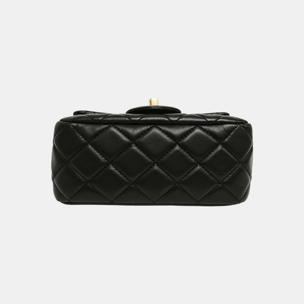 CLASSIC FLAP Mini Quilted Lambskin Black