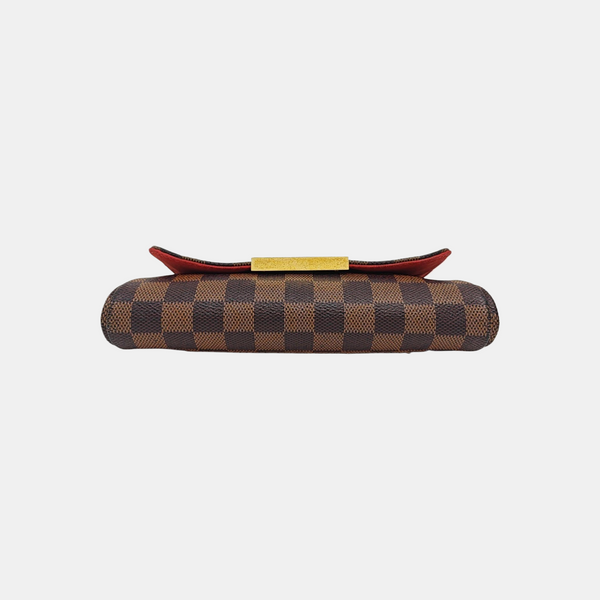 FAVORITE PM Damier Ebene Coated Canvas Brown