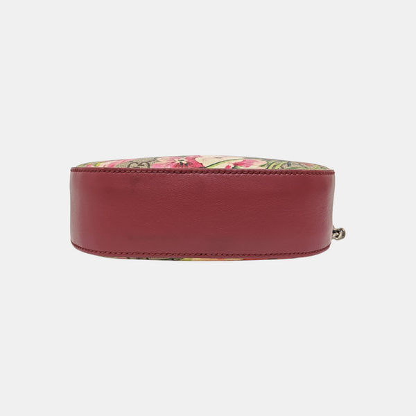 GG Blooms Mini Monogram Coated Canvas Beige