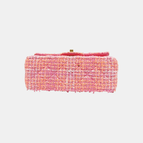 CLASSIC FLAP Mini Quilted Wool Red