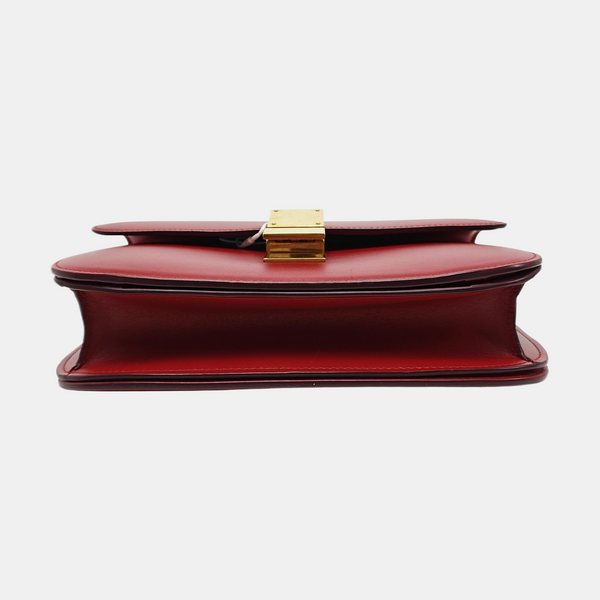 CLASSIC BOX Medium Calfskin Red