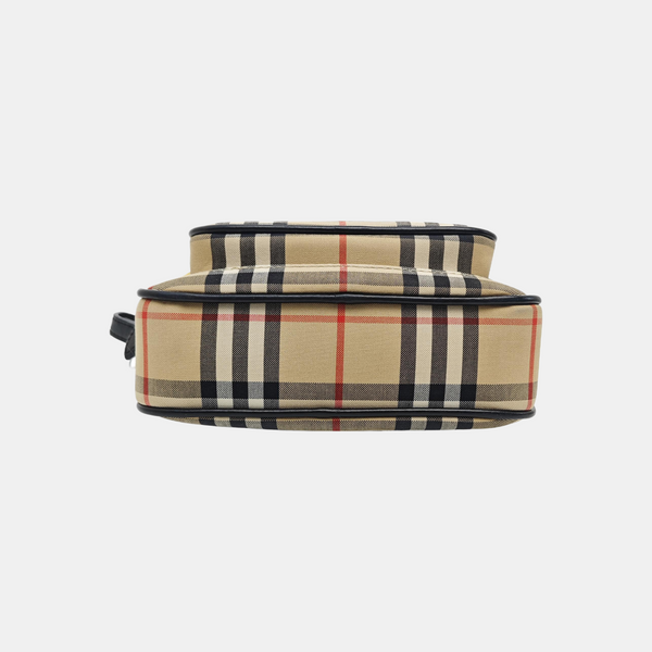 Fabric Shoulder Bag Brown