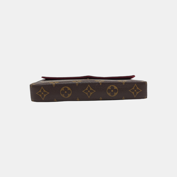 FÉLICIE Monogram Coated Canvas Brown