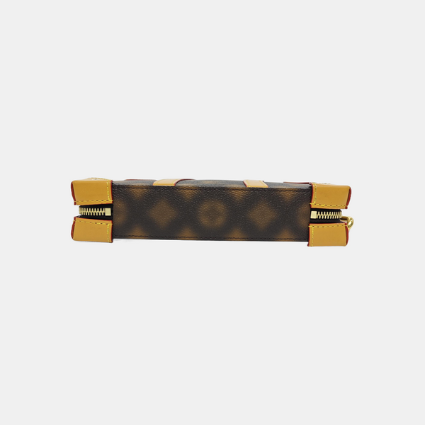 SOFT TRUNK Coated Canvas Brown