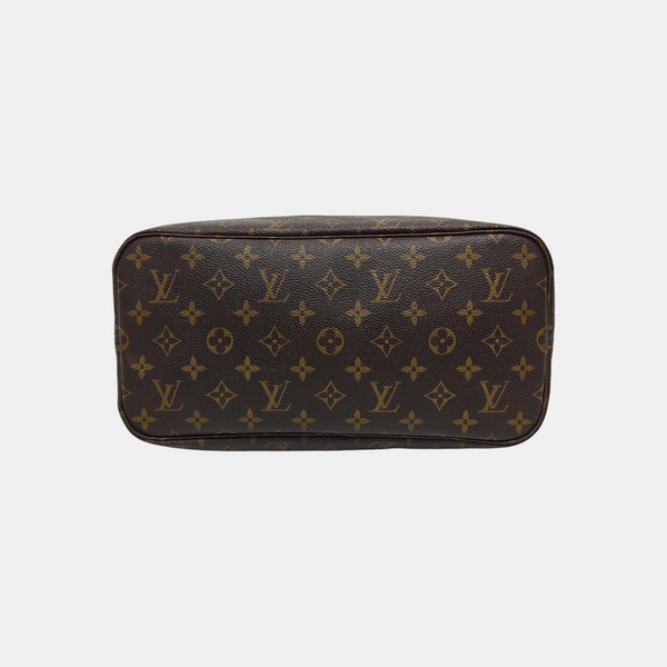 NEVERFULL MM Monogram Coated Canvas Brown