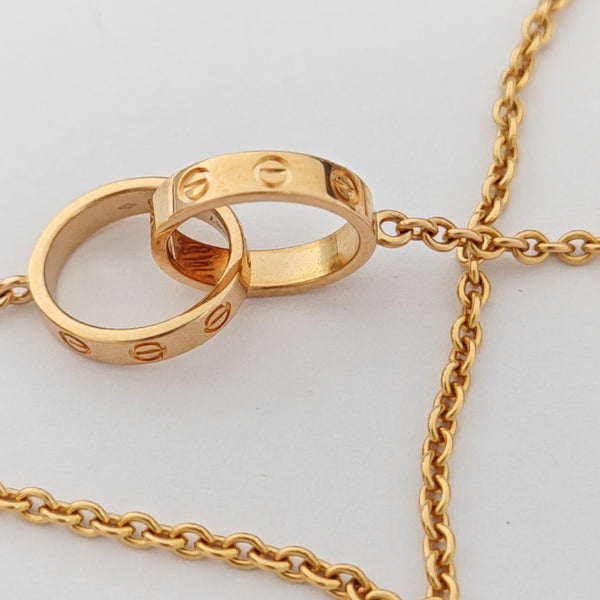 LOVE 18k Rose Gold Necklace