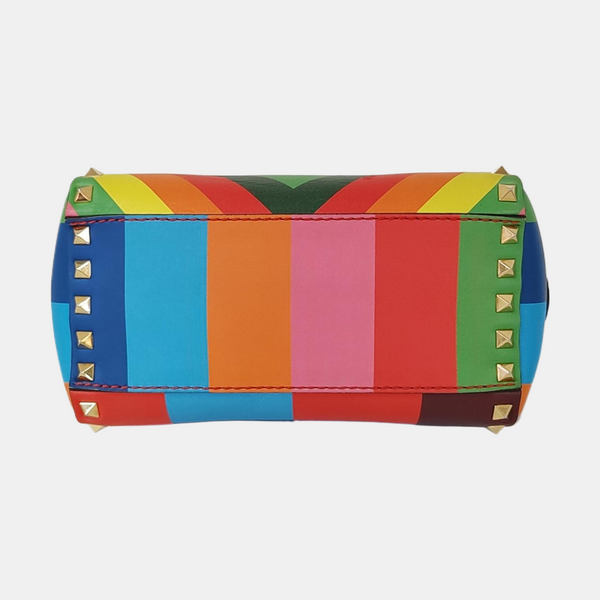 Rockstud Mini Calfskin Multicolor
