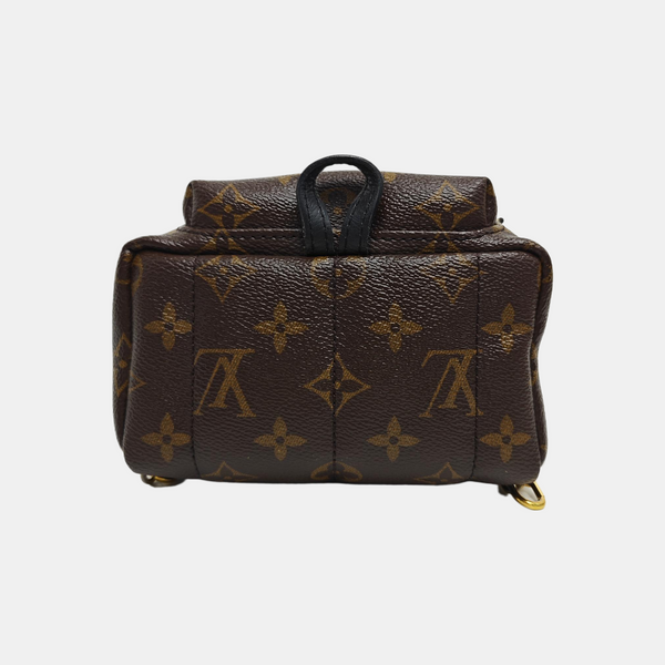 PALM SPRINGS Mini Monogram Coated Canvas Brown