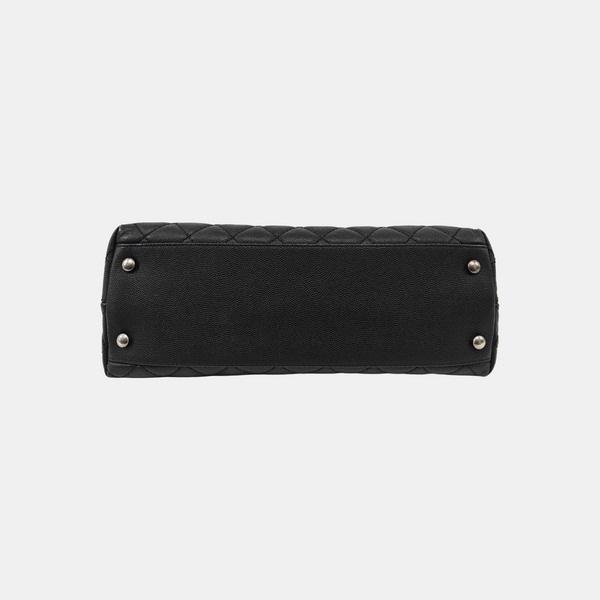 COCO HANDLE Medium Quilted Grained Calfskin Multicolor