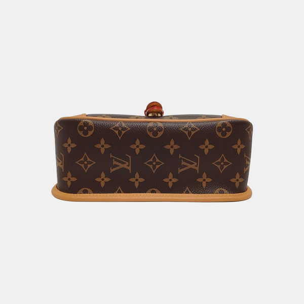 DIANE Monogram Coated Canvas Brown