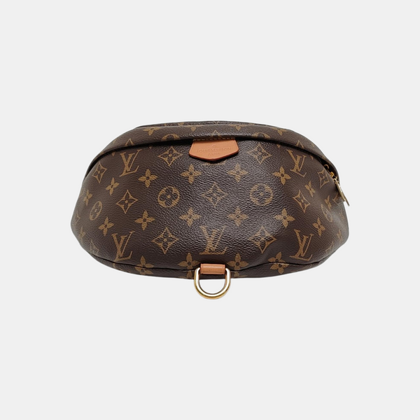 BUMBAG Monogram Coated Canvas Brown