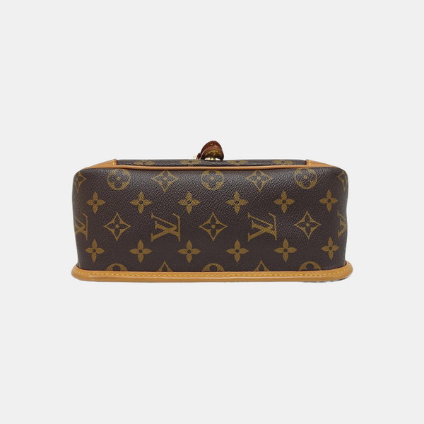 DIANE Monogram Coated Canvas Brown