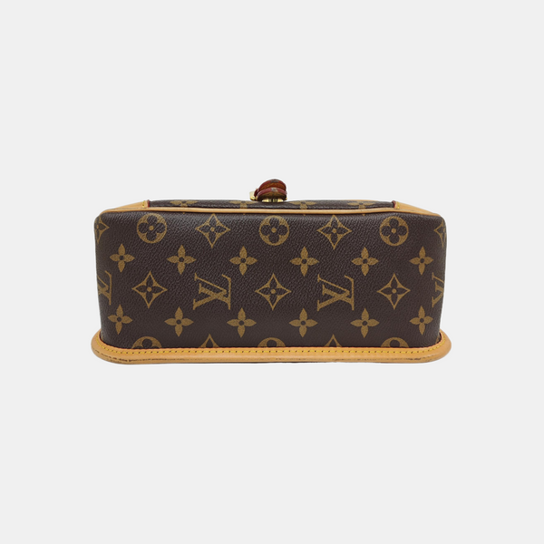 DIANE Monogram Coated Canvas Brown
