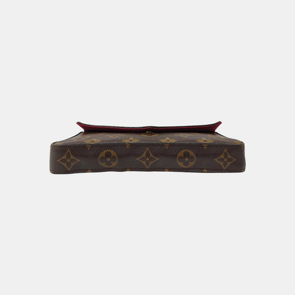FÉLICIE Monogram Coated Canvas Brown