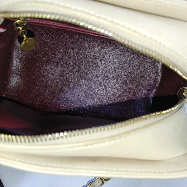 Quilted Lambskin Beige