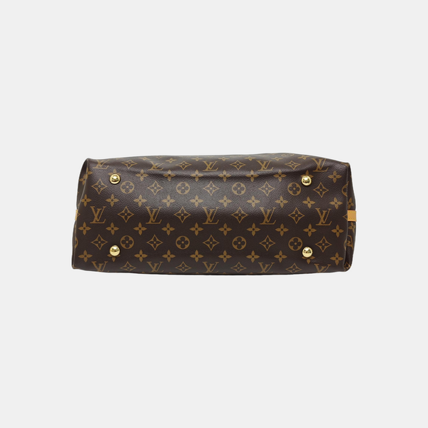 CARRYALL MM Monogram Coated Canvas Brown