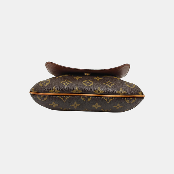 MUSETTE TANGO PM Monogram Coated Canvas Brown