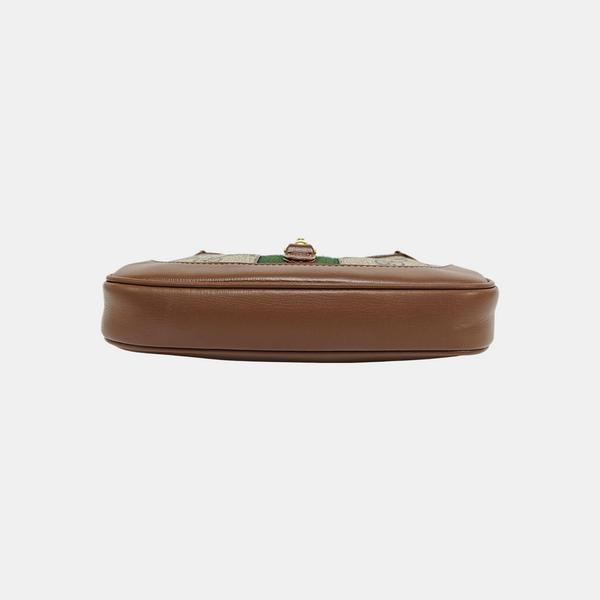 Jackie 1961 Mini Monogram Coated Canvas Beige