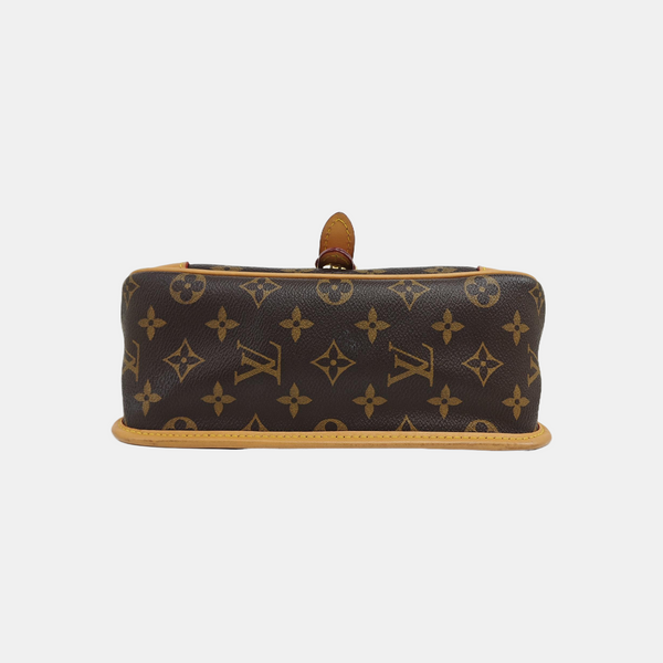 DIANE Monogram Coated Canvas Brown