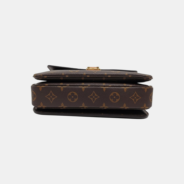 MÉTIS MM Monogram Coated Canvas Brown