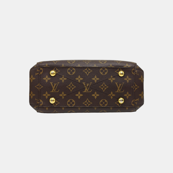 MONTAIGNE BB Monogram Coated Canvas Brown