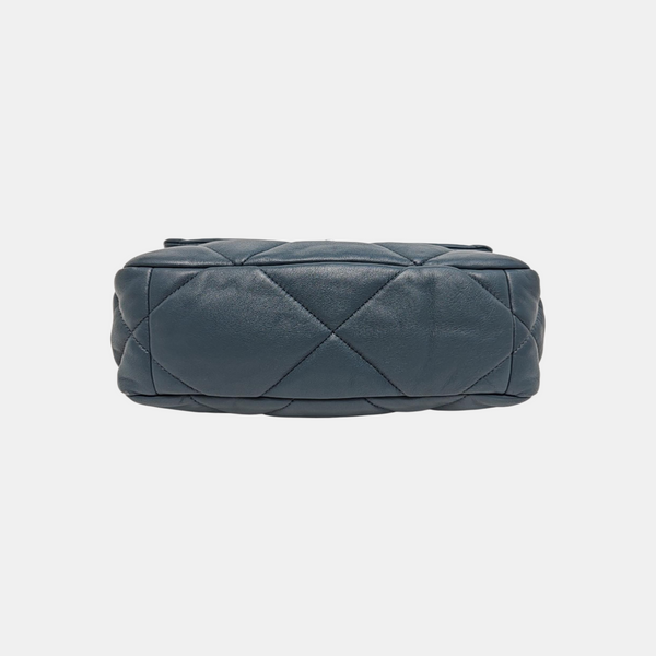 CHANEL 19 Small Quilted Lambskin Blue