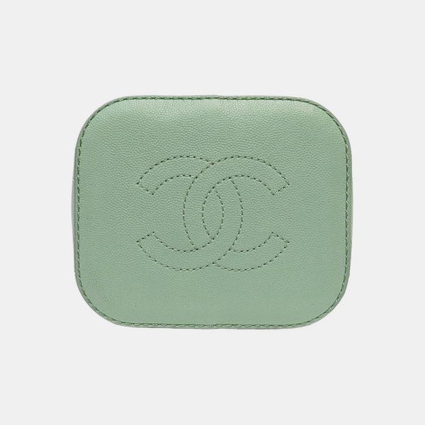 DRAWSTRING Quilted Lambskin Green