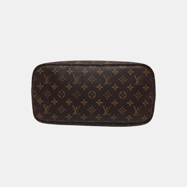 NEVERFULL MM Monogram Coated Canvas Brown