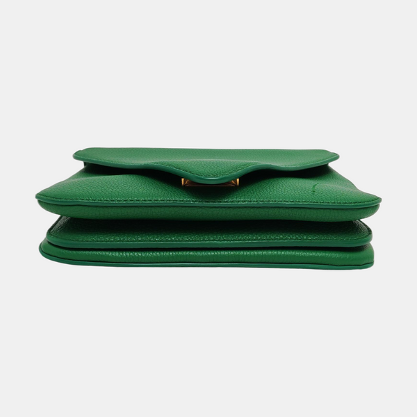 Authenticated pre-owned Mount Calfskin Green - Crossbody Bag at Looply