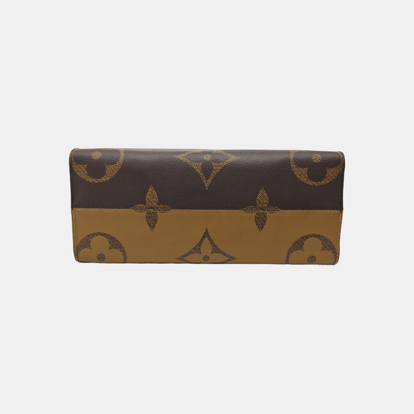 ONTHEGO MM Monogram Coated Canvas Brown