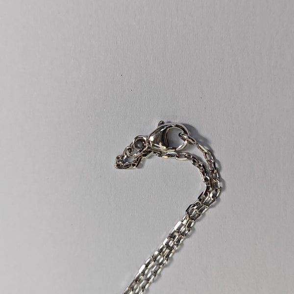 Pop H Metal Silver Necklace