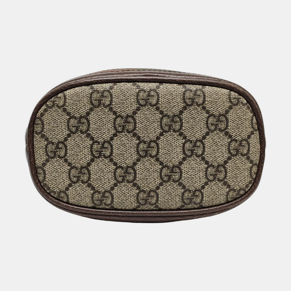 Ophidia Mini Monogram Coated Canvas Beige