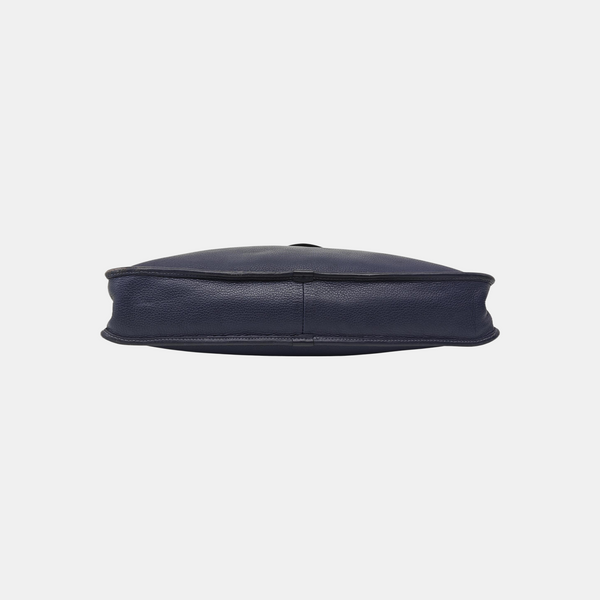 Calfskin Top Handle Bag Blue