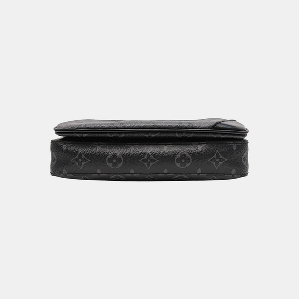 TRIO Monogram Coated Canvas Gray