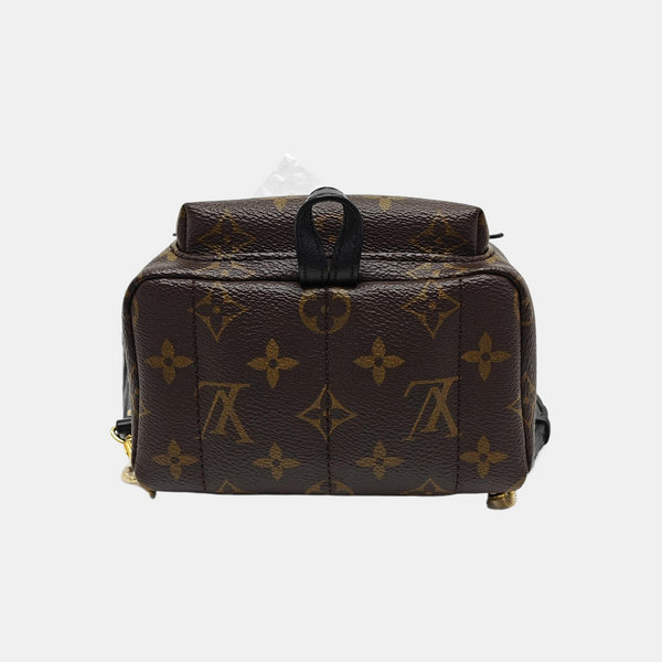 PALM SPRINGS Mini Monogram Coated Canvas Brown