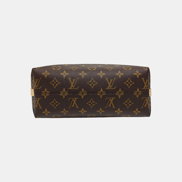 Monogram Coated Canvas Shoulder Bag Brown