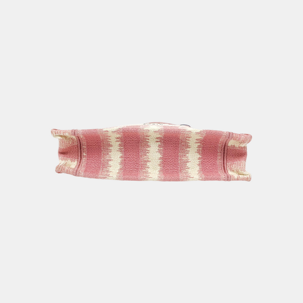 Bolso Tote Mini de Tela Rosa