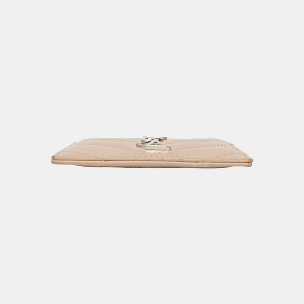 MONOGRAM Calfskin Pink Card Holder