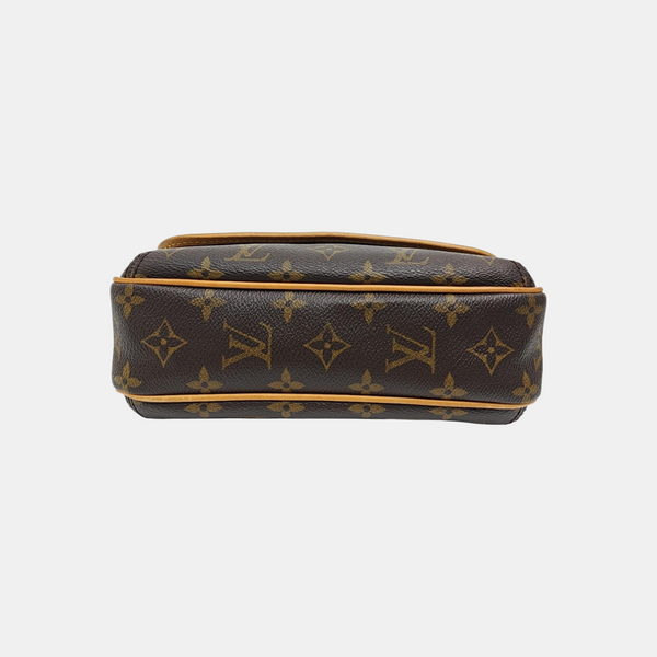 TIKAL Monogram Coated Canvas Brown