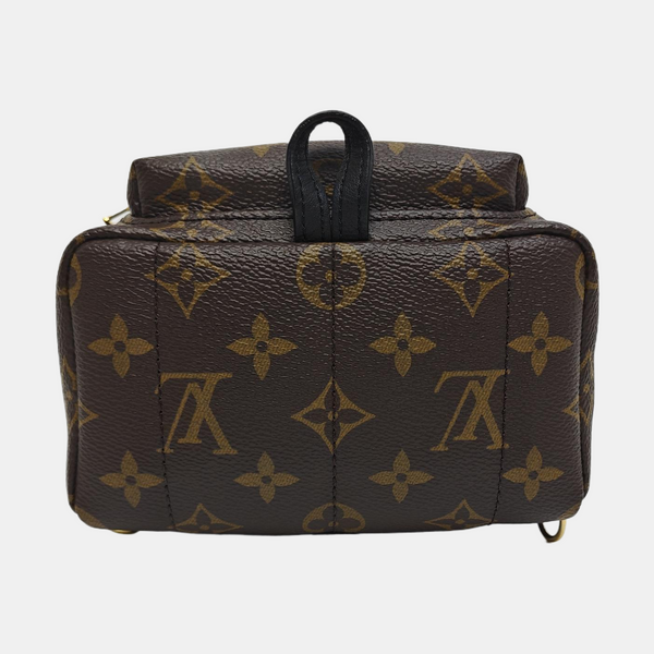 PALM SPRINGS Mini Monogram Coated Canvas Brown