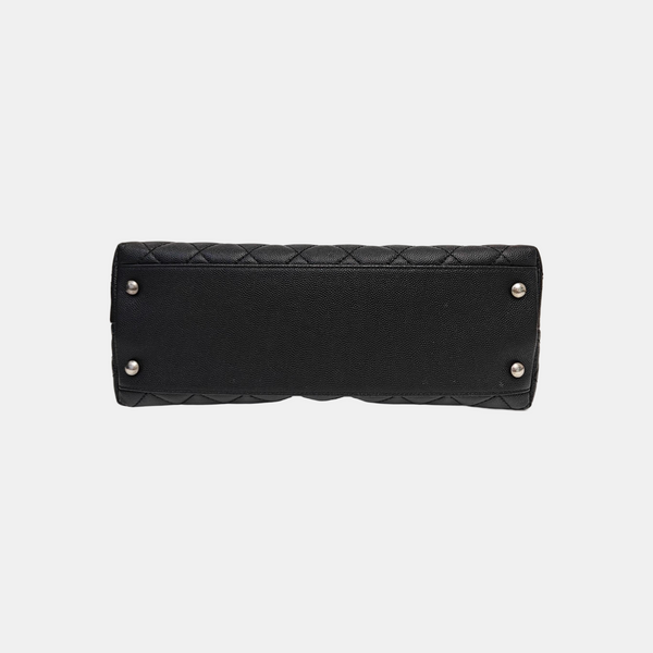 COCO HANDLE Medium Quilted Grained Calfskin Multicolor